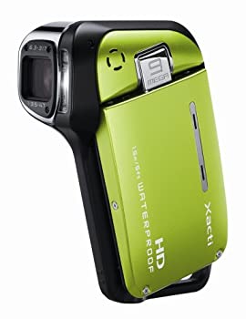 【中古-非常に良い】SANYO ハイビジョン 防水デジタルムービーカメラ Xacti (ザクティ) DMX-CA9 グリーン DMX-CA9(G)