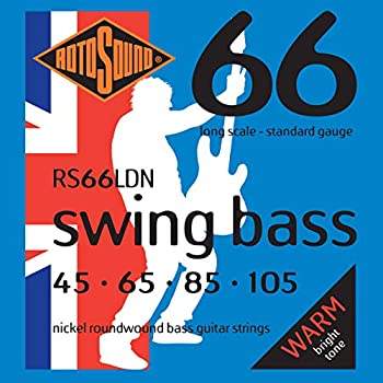 【中古-非常に良い】ROTOSOUND ロトサウンド ベース弦 Nickel Roundwound / Standard (.045-.105) RS66LDN