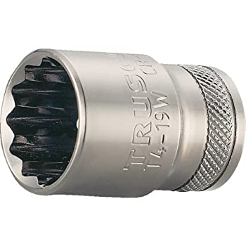 【未使用】【中古】TRUSCO(トラスコ) ソケット 12角タイプ 差込角12.7 対辺15mm T4-15W