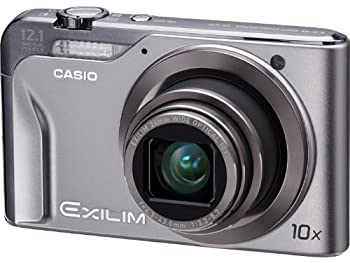 【中古-人並み外れたに好いたらしい】CASIO デジタル写真機 EXILIM (エクシリム)EX-H10 しろがね色 EX-H10SR