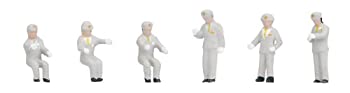 【中古-非常に良い】KATO Nゲージ 運転士/車掌 冬服・ライトグレー 24-272 ジオラマ用品