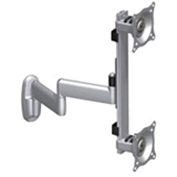 【未使用】【中古】Chief Flat Panel Dual Vertical Monitor Arm Wall Mount KWD230B - Mounting kit (dual articulating arm) for 2 LCD displays - black - wall-｜ムジカ＆フェリーチェ店