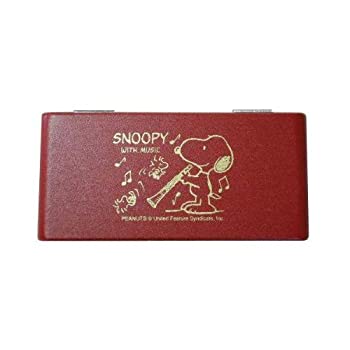 【中古-非常に良い】SNOOPY/スヌーピー B♭クラリネット用 リードケース 10枚入タイプ(レッド)