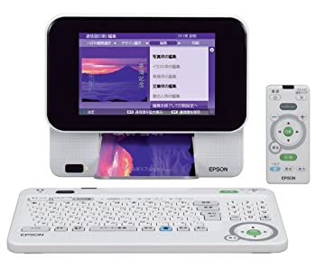 【中古】【輸入・日本仕様】EPSON Colorio me コンパクトプリンター E-810 7.0型TFTカラー液晶 はがき作成機能 デジタルフォトフレーム機能 4色染料インク|ムジカ&フェリーチェ店