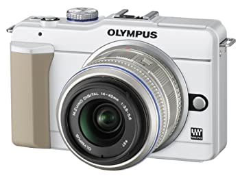 【中古-非常に良い】OLYMPUS ミラーレス一眼 E-PL1s レンズキット ホワイト E-PL1s LKIT WHT