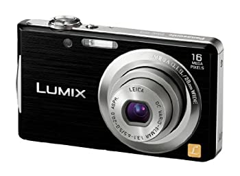 【中古-人並み外れたに好いたらしい】パナソニック デジタル写真機 LUMIX FH5 黒いこと DMC-FH5-K