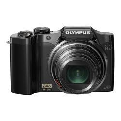【中古-非常に良い】OLYMPUS デジタルカメラ SZ-30マルチレコーディング ブラック 1600万画素 光学24倍ズーム 広角25mm 3.0型液晶 3Dフォト機能 フルハイビジョンム