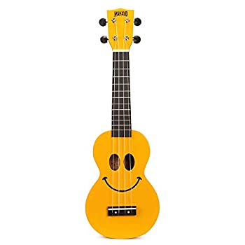 【中古-非常に良い】MAHALO ソプラノ ウクレレ アートシリーズ U-SMILE イエロー