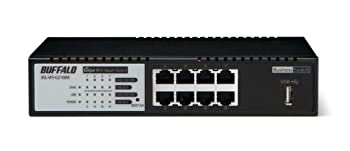 【中古】【インポート･日本遣りかた】BUFFALO 法人向け度合い2Webかっこ良いGiga取り替えっこHUB 8界面 BSL-WS-G2108M