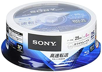 【中古-非常に良い】【25枚(地デジ約75時間)傷・埃・汚れに強い】 ソニー / 25枚入り / データ用ブルーレイディスク / 1回記録用 / BD-R / 1枚あたり25GB(地デジ約3