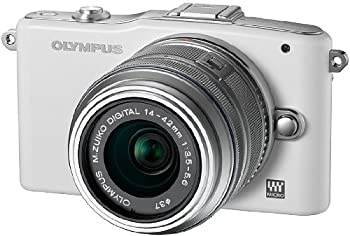 【中古】OLYMPUS ミラーレス一眼 PEN mini E-PM1 レンズキット ホワイト E-PM1 LKIT WHT|ムジカ&フェリーチェ店
