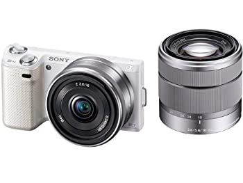 【中古-人並み外れたに好いたらしい】ソニー SONY デジタル一眼写真機 α NEX-5N ダブルレンズキット 白いこと NEX-5ND/W