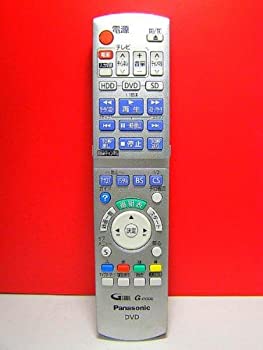 【未当て嵌める】【中古】Panasonic 高品位テレビヴィデオディスクリコーダー用遠隔操作 N2QAYB000348