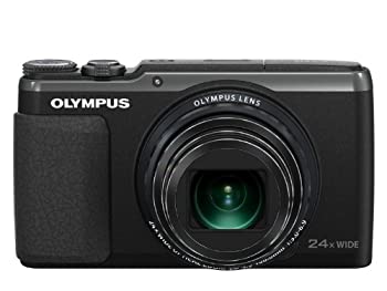 【中古-非常に良い】OLYMPUS デジタルカメラ STYLUS SH-60 3軸フォト手ぶれ補正&ハイブリッド5軸ムービー手ぶれ補正 光学24倍&超解像48倍ズーム ブラック SH-60 BLK|ムジカ&フェリーチェ店