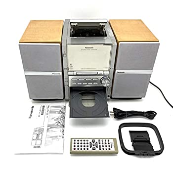 【中古-人並み外れたに好いたらしい】Panasonic パナソニック SC-PM77MD-S しろがね色 MDステレオ取り合わせ （MD/CD/カセットコンポ） （本体SA-PM77MDと金棒引きSB-PM77の仕かける