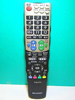 【中古-非常に良い】シャープ(SHARP) シャープ　液晶テレビ(AQUOS)純正リモコン GA826WJSA(0106380309)