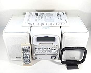 【中古-人並み外れたに好いたらしい】Victor 優勝者 JVC UX-QX1-W パール白いこと マイクロ構成成分MD取り合わせ （CD/MD/カセットコンポ）（本体CA-UXQX1-Wと金棒引きSP