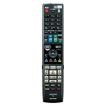 【中古】シャープ ブルーレイディスクレコーダー用純正リモコン 0046380253 GB017PA