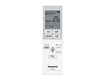 【中古-非常に良い】【ゆうパケット対応品】パナソニック　リモコン（リモコンホルダー付き）　【CWA75C4440X】　エアコン（CS-2* 数字で始まる）リモコン