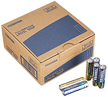 【未使用】【中古】東芝 アルカリ乾電池 単4形1パック100本入 LR03L100P