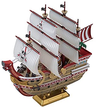 【中古-非常に良い】本格帆船プラモデルシリーズ ワンピース レッド・フォース号 色分け済みプラモデル