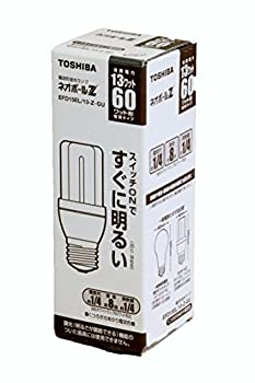 【中古-非常に良い】東芝 ネオボールZ 電球形蛍光ランプ 電球60ワットタイプ 電球色 EFD15EL/13-Z-GU|ムジカ&フェリーチェ店