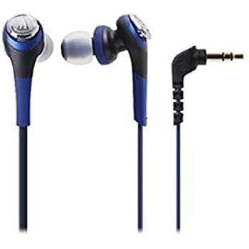 【未当て嵌める】オーディオテクニカ SOLID BASS インナーイヤーヘッドホン 青み ATH-CKS550 BL