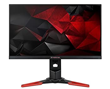 【中古】【輸入・日本仕様】Acer プレデターXB271HU LEDモニタ 27「 2560 X 1440 QHD IPS 350 CD / M2 100000000：1 4 MS HDMI、DisplayPortの スピーカー ブラック画像