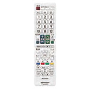 【中古-人並み外れたに好いたらしい】小ざかしい 0106380456 液晶テレビ受像機用 遠隔操作 SHARP AQUOS