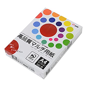 【未使用】APP 高白色 コピー用紙 マルチ用紙 超高白色 白色度98% A4 紙厚0.106mm 500枚 インクジェット用紙 PEFC認証紙