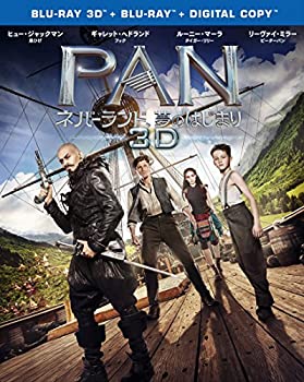 【未使用】PAN~ネバーランド、夢のはじまり~ 3D & 2D ブルーレイセット(初回仕様/2枚組/デジタルコピー付) [Blu-ray]