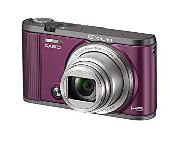【中古-人並み外れたに似つかわしい】CASIO デジタル写真機 EXILIM 自分自身撮りチルト液晶 EX-ZR1700WR ぶどう酒赤いこと