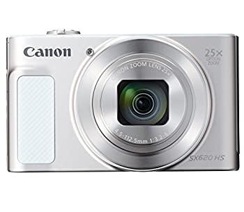 【中古】Canon コンパクトデジタルカメラ PowerShot SX620 HS 白いこと 光学25倍望遠レンズ/Wi-Fi相応う PSSX620HSWH