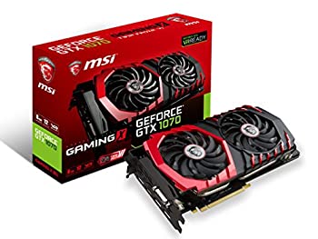 【中古-人並み外れたに好いたらしい】【インポート･日本遣りくち】MSI GeForce GTX 1070 GAMING X 8G 『Twin Frozr VI/OCひな形』 グラフィクスゲーム盤 VD6072