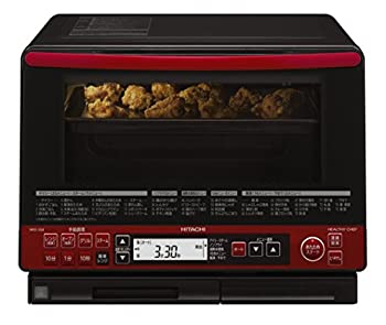 【中古-非常に良い】日立 スチームオーブンレンジ ヘルシーシェフ 31L レッド MRO-SS8 R