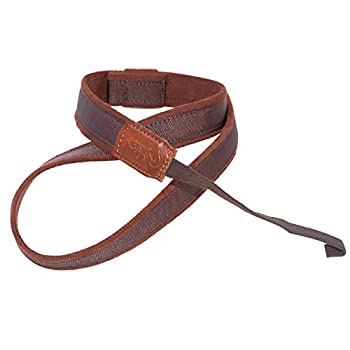 【未使用】RightOn! STRAPS ウクレレトラップ 幅 2.5cm、長さ 54~63cm UKE HOOK ブラウン