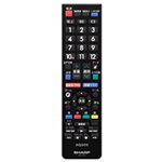 【中古-非常に良い】シャープ[SHARP]　シャープ液晶テレビ用リモコン＜ブラック系＞（LC-24K30-B LC-22K30-B LC-19K30-B） 【0106380482】