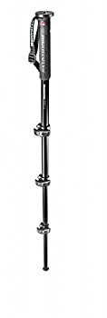【中古-非常に良い】Manfrotto 一脚 XPRO monopod+ アルミ 4段 ブラック MPMXPROA4