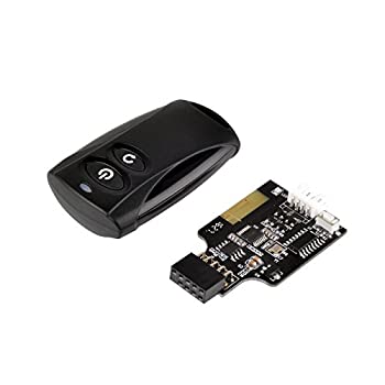 【未使用】SilverStone 2.4GHzワイヤレス POWER/Resetリモートスイッチ 内部USB9ピンヘッダ接続 SST-ES02-USB 日本正規代理店品