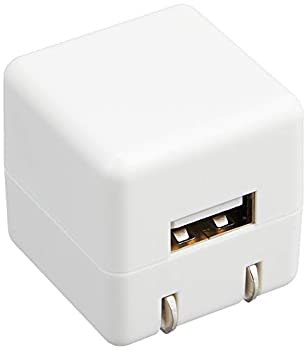 【未使用】エレコム AC充電器 Walkman/CUBE/1A/USB1ポート/ホワイト