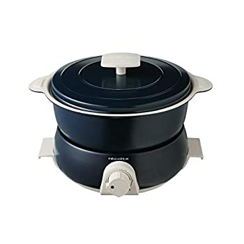【中古-非常に良い】レコルト ポットデュオ フェット RPD-3 recolte POT DUO fete (ネイビー)