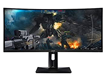 【未使用】Acer CZ340CK - LED monitor - curved - 34%ﾀﾞﾌﾞﾙｸｫｰﾃ% - 3440 x 1440 - IPS - 300 cd/m2 - 5 ms - HDMI%ｶﾝﾏ% HDMI (MHL)%ｶﾝﾏ% DisplayPort%ｶﾝﾏ%