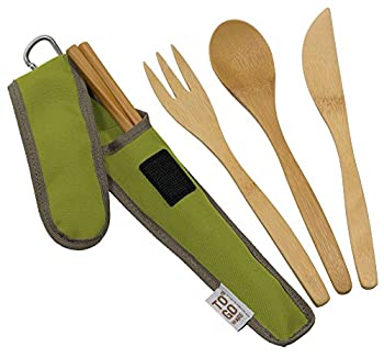 【未使用】【中古】TO-GO WARE(トゥーゴーウェア) クラシック バンブー カトラリーセット 20200001008000 アボカド|ムジカ&フェリーチェ店