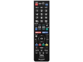 【中古-非常に良い】【ゆうパケット対応品】シャープ[SHARP]　シャープ液晶テレビ用リモコン＜ブラック系＞ 【0106380512】