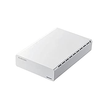 【中古-非常に良い】【輸入･日本仕様】エレコム HDD 外付けハードディスク4TB ひかりTV4K録画対応 ホワイト ELD-ERH040UWH