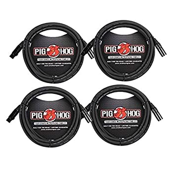 【中古】【輸入･日本仕様】Pig Hog XLR 15フィート ツアーグレード マイクケーブル 4本パック｜ムジカ＆フェリーチェ店