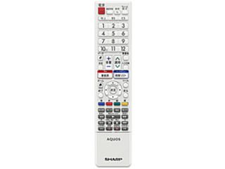 【未使用】【中古】SHARP/シャープ 液晶テレビ用　リモコン＜ホワイト系＞（LC-24R30-W） [0106380481] (0106380481)｜ムジカ＆フェリーチェ店
