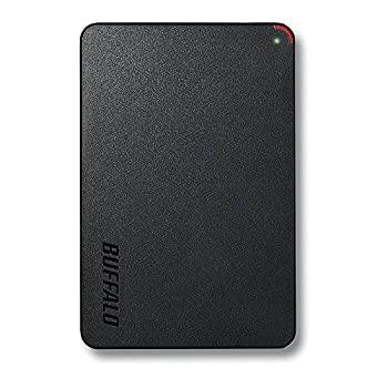 【中古】【インポート･日本遣りかた】BUFFALO 2.5in(携帯型) 外後ばらいHDD 1肺結核 黒いこと 固定ディスク-PCF1.0U3-BBE