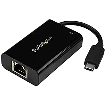 【中古】【インポート･日本操作手順】StarTech.com USB-C繋ぎ合わせるギガビット有線ローカルエリアネットワークアダプター USB給電(PD)相応う USB Type-C/牡 - GbE(RJ45)/刃針 US1GC30PD