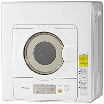 【中古-非常に良い】パナソニック 6.0kg 電気衣類乾燥機(ホワイト) ホワイト NH-D603-W